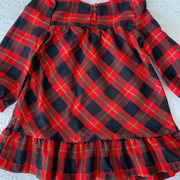 Red Plaid dress with Mini Mouse Appliqué - Picture 4 of 11